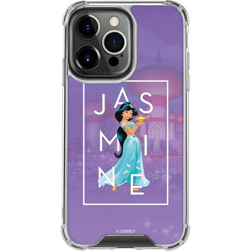 Disney Princess Jasmine Magic Lamp iPhone 14 Pro Clear Case
